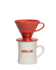 Hario V60 Coffee Dripper with the Barrel One Mug